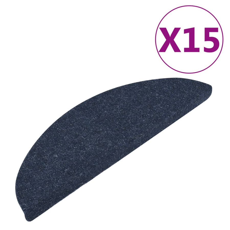 Trapmatten Zelfklevend 56X17X3 Cm 15 Blauw Halfrond (56 x 17 cm)