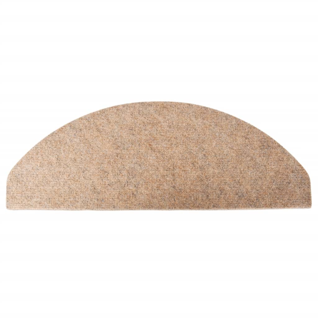 Trapmatten Zelfklevend 65X22,5X3,5 Cm 15 Beige Halfrond (65 x 22,5 cm)