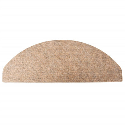 Trapmatten Zelfklevend 65X22,5X3,5 Cm 15 Beige Halfrond (65 x 22,5 cm)