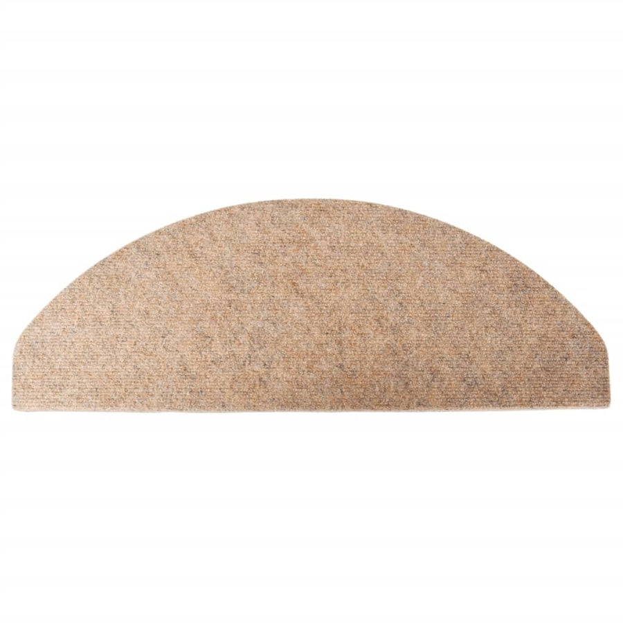 Trapmatten Zelfklevend 65X22,5X3,5 Cm 15 Beige Halfrond (65 x 22,5 cm)