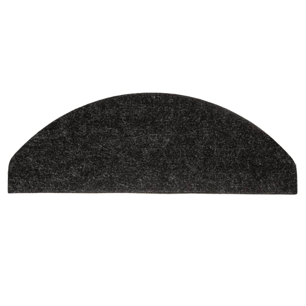 Trapmatten Zelfklevend 65X22,5X3,5 Cm 15 Antraciet Halfrond (65 x 22,5 cm)
