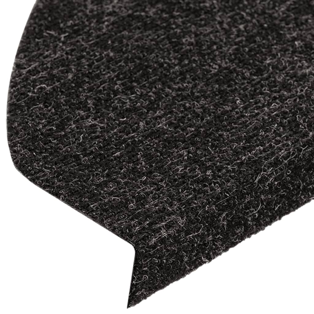 Trapmatten Zelfklevend 65X22,5X3,5 Cm 15 Antraciet Halfrond (65 x 22,5 cm)