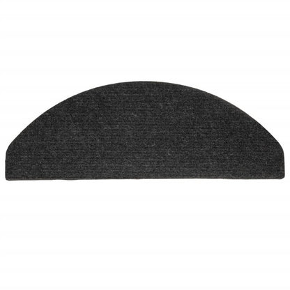 Trapmatten Zelfklevend 65X22,5X3,5 Cm 15 Zwart Halfrond (65 x 22,5 cm)