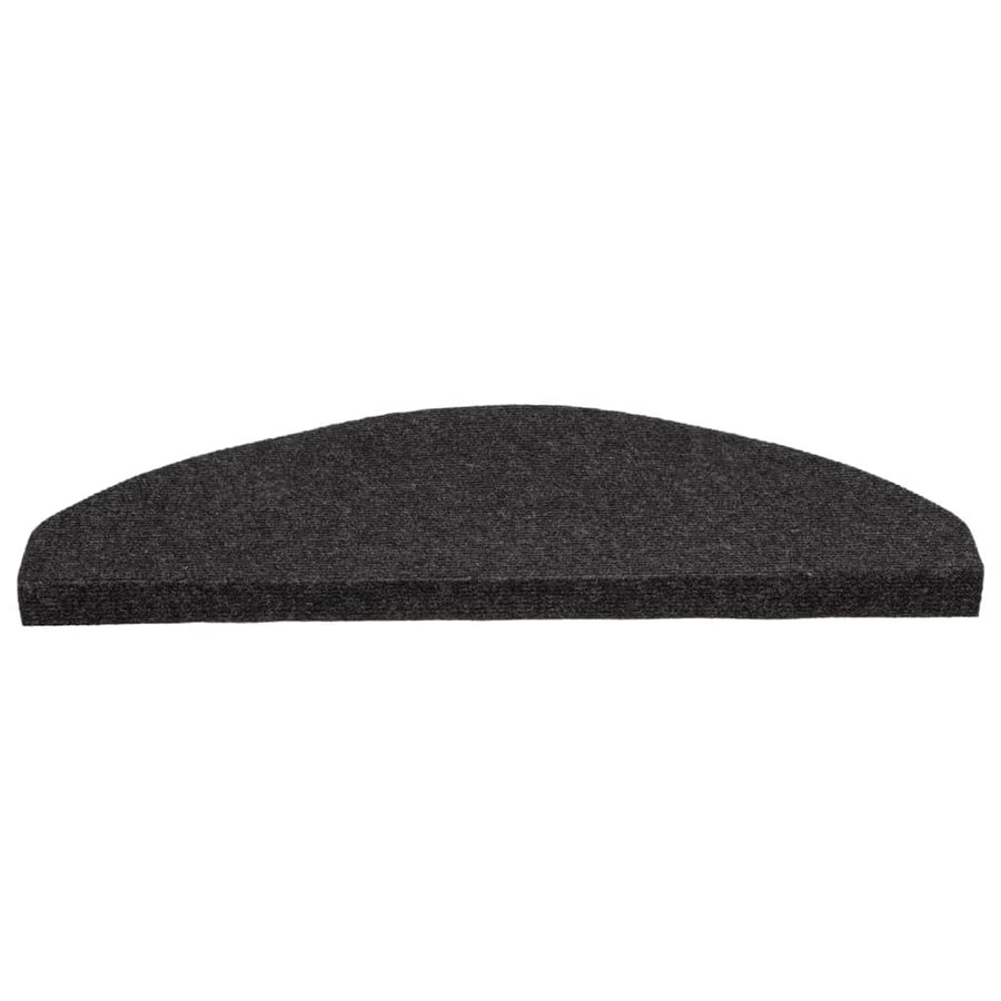 Trapmatten Zelfklevend 65X22,5X3,5 Cm 15 Zwart Halfrond (65 x 22,5 cm)