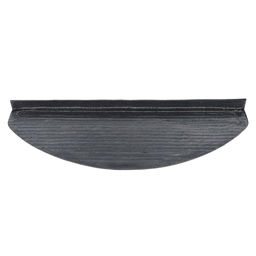 Trapmatten Zelfklevend 65X22,5X3,5 Cm 15 Zwart Halfrond (65 x 22,5 cm)