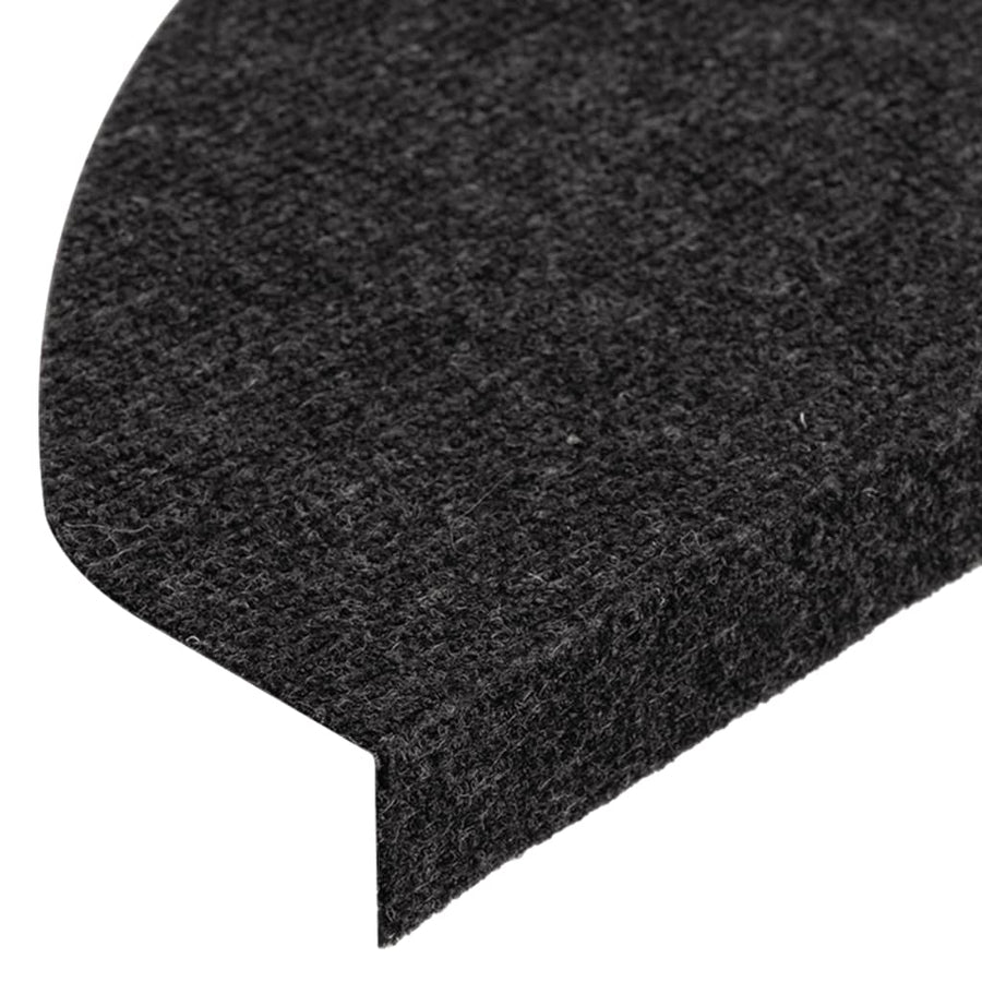 Trapmatten Zelfklevend 65X22,5X3,5 Cm 15 Zwart Halfrond (65 x 22,5 cm)