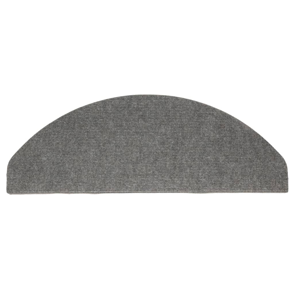 Trapmatten Zelfklevend 65X22,5X3,5 Cm 15 Grijs Halfrond (65 x 22,5 cm)