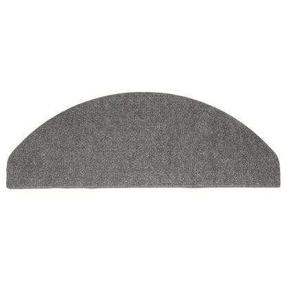Trapmatten Zelfklevend 65X22,5X3,5 Cm 15 Grijs Halfrond (65 x 22,5 cm)