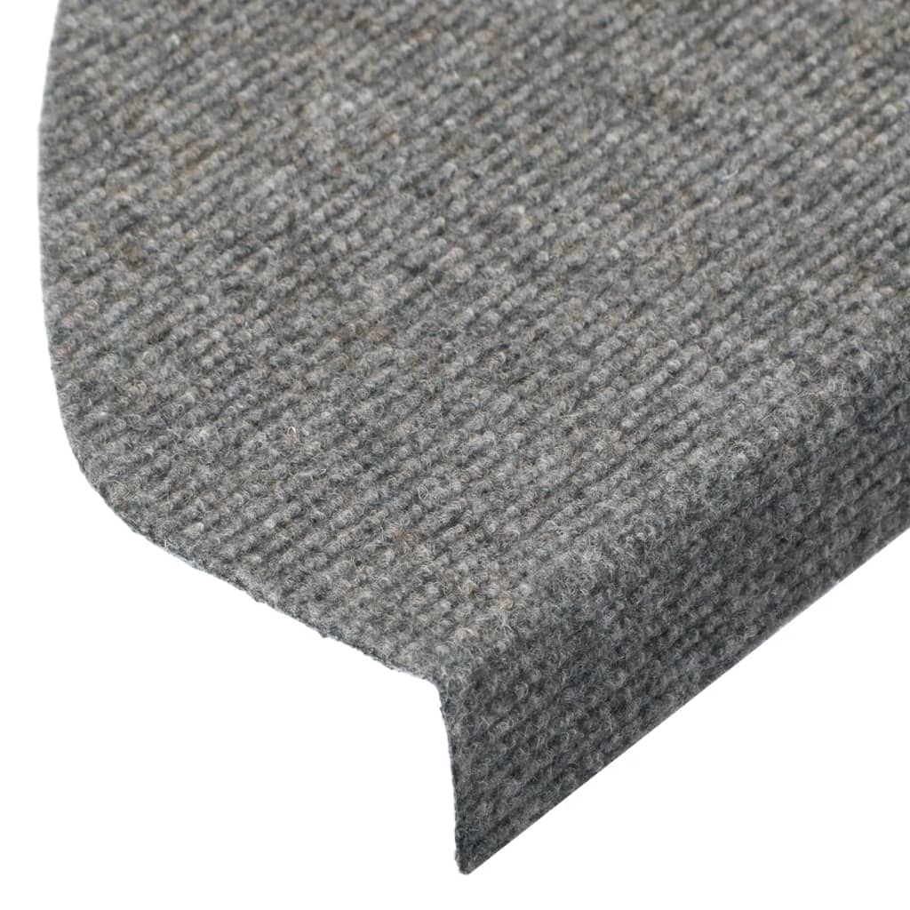 Trapmatten Zelfklevend 65X22,5X3,5 Cm 15 Grijs Halfrond (65 x 22,5 cm)