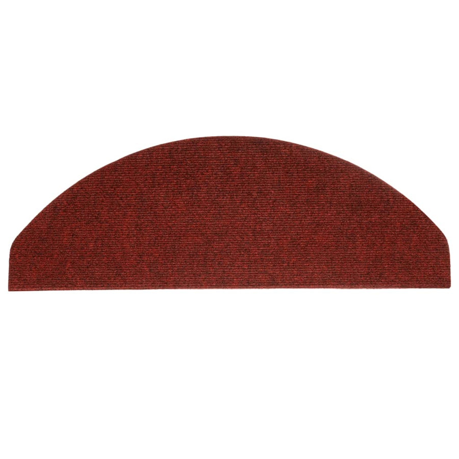 Trapmatten Zelfklevend 65X22,5X3,5 Cm 15 Rood Halfrond (65 x 22,5 cm)