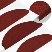Trapmatten 15 st 65x22,5x3,5 cm rood