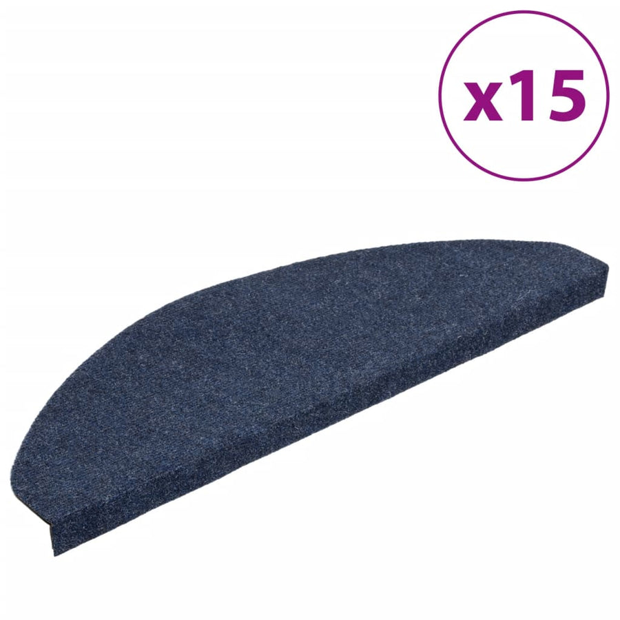 Trapmatten Zelfklevend 65X22,5X3,5 Cm 15 Blauw Halfrond (65 x 22,5 cm)