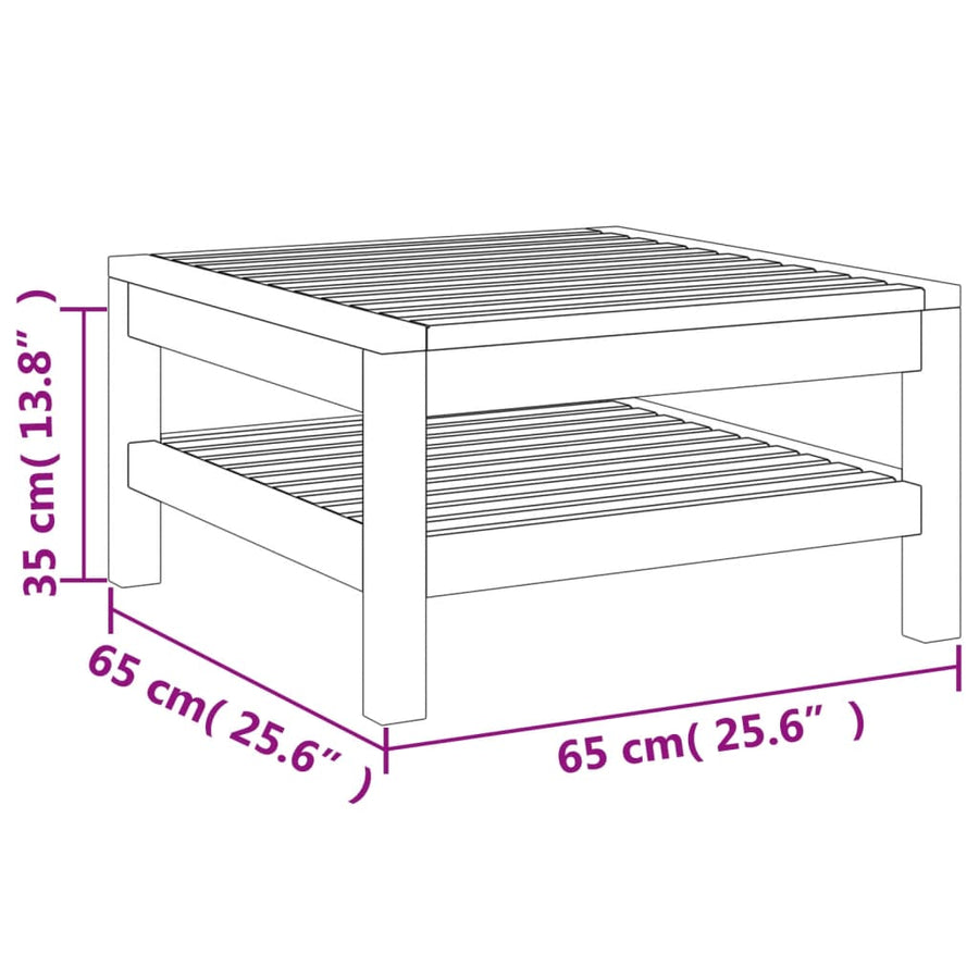 7-Delige Loungeset Met Kussens Massief Acaciahout Donkergrijs 2x midden + 3x hoek + Fauteuil + Tafel