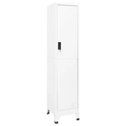 Lockerkast 38x45x180 cm staal wit wandmontage