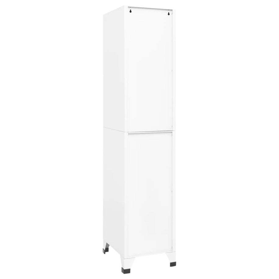 Lockerkast 38X45X180 Cm Staal Wit