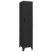 Lockerkast 38x45x180 cm staal zwart