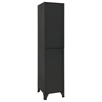 Lockerkast 38X45X180 Cm Staal Antracietkleurig
