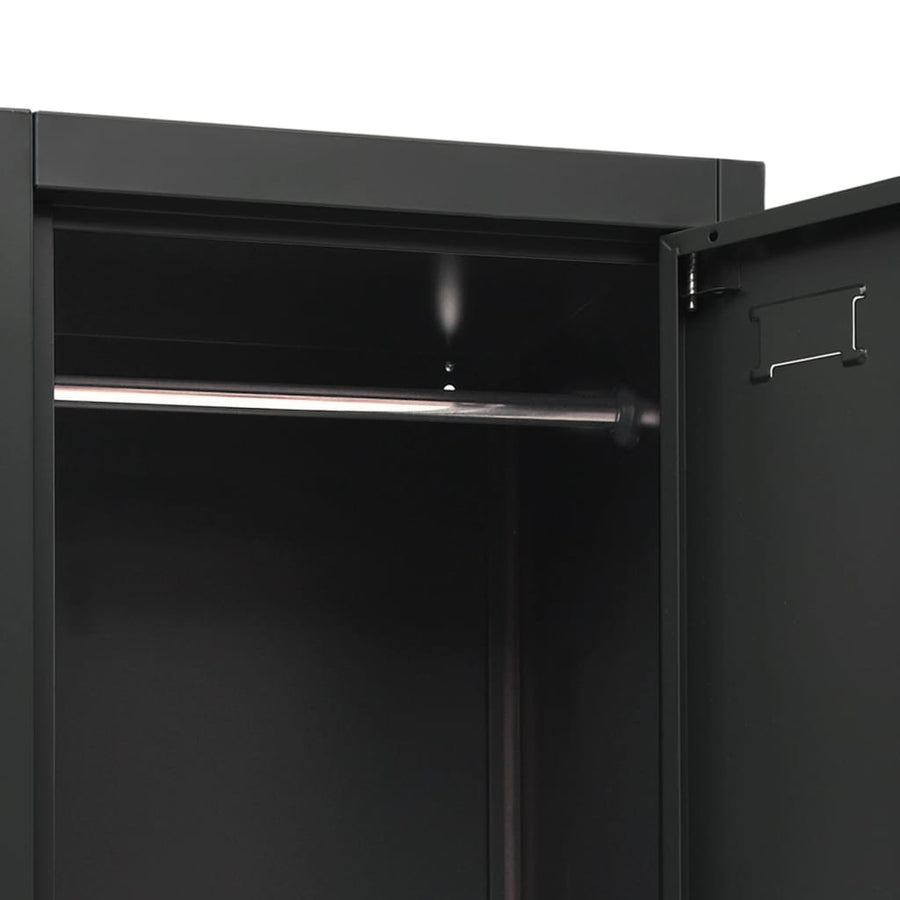 Lockerkast 38X45X180 Cm Staal Antracietkleurig