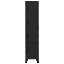 Lockerkast 38X45X180 Cm Staal Zwart
