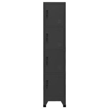 Lockerkast 38X45X180 Cm Staal Antracietkleurig