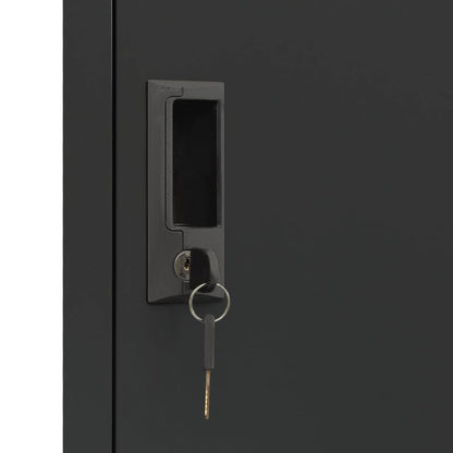 Lockerkast 38X45X180 Cm Staal Antracietkleurig