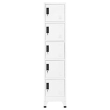 Lockerkast 38X40X180 Cm Staal Wit