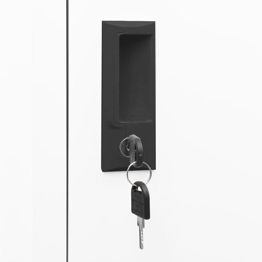 Lockerkast 38X40X180 Cm Staal Wit