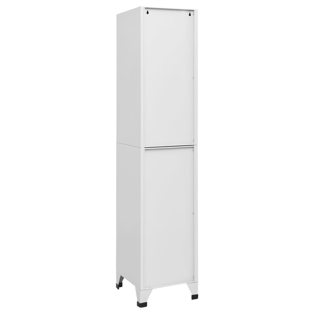 Lockerkast 38X40X180 Cm Staal Lichtgrijs
