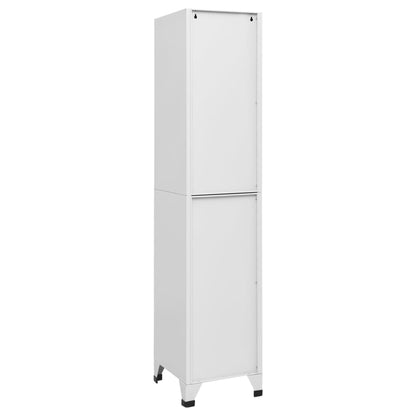 Lockerkast 38X40X180 Cm Staal Lichtgrijs