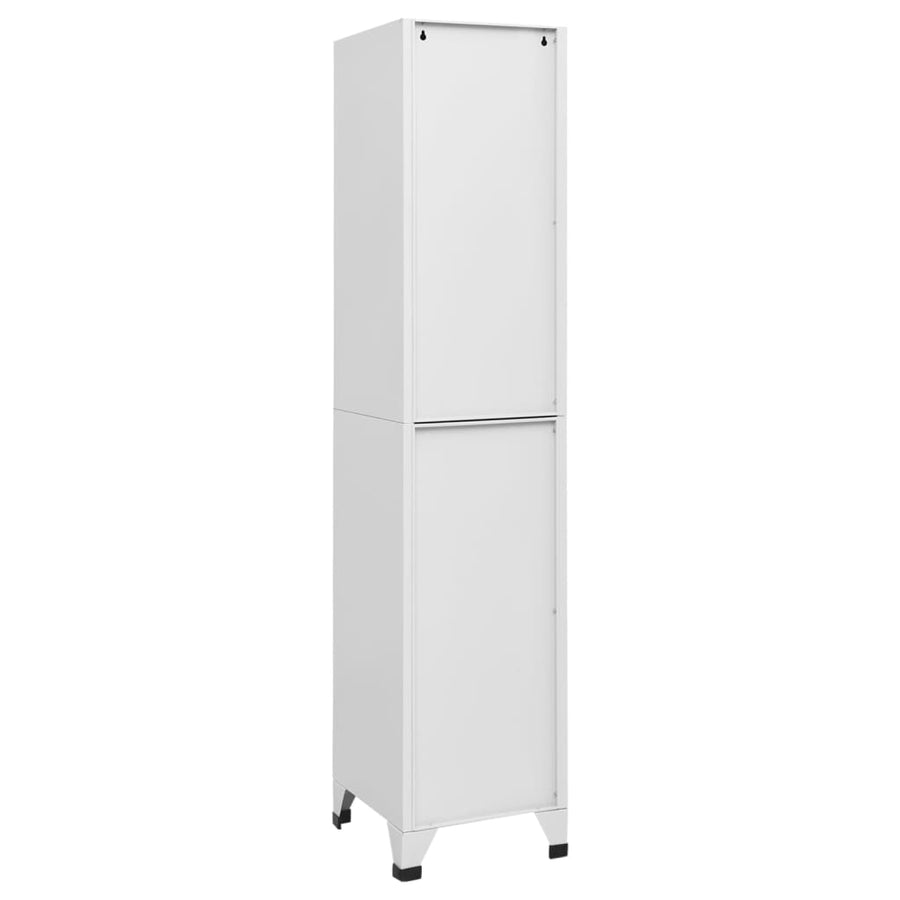 Lockerkast 38X40X180 Cm Staal Lichtgrijs