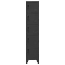 Lockerkast 38X40X180 Cm Staal Antracietkleurig