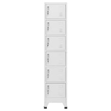 Lockerkast 38X40X180 Cm Staal Lichtgrijs