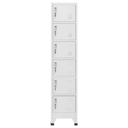 Lockerkast 38X40X180 Cm Staal Lichtgrijs