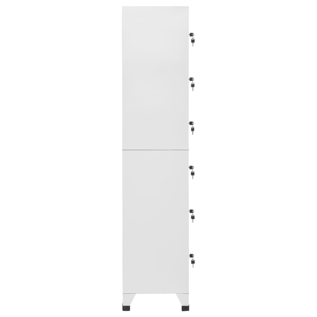 Lockerkast 38X40X180 Cm Staal Lichtgrijs