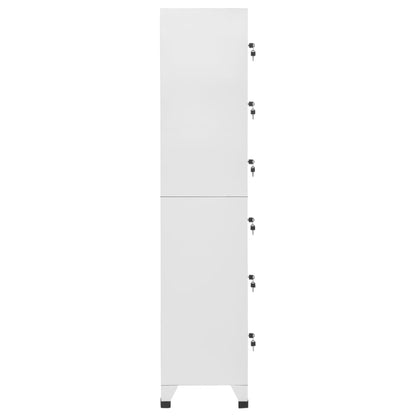 Lockerkast 38X40X180 Cm Staal Lichtgrijs