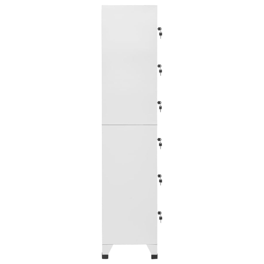 Lockerkast 38X40X180 Cm Staal Lichtgrijs