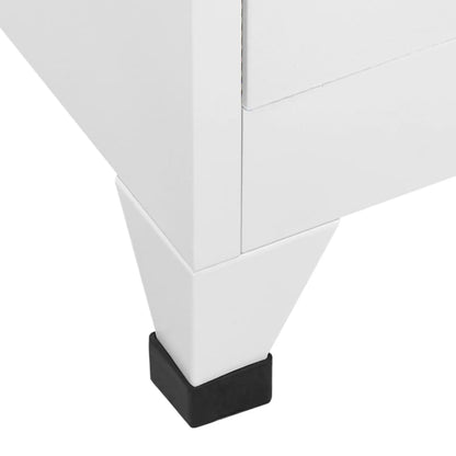 Lockerkast 38X40X180 Cm Staal Lichtgrijs