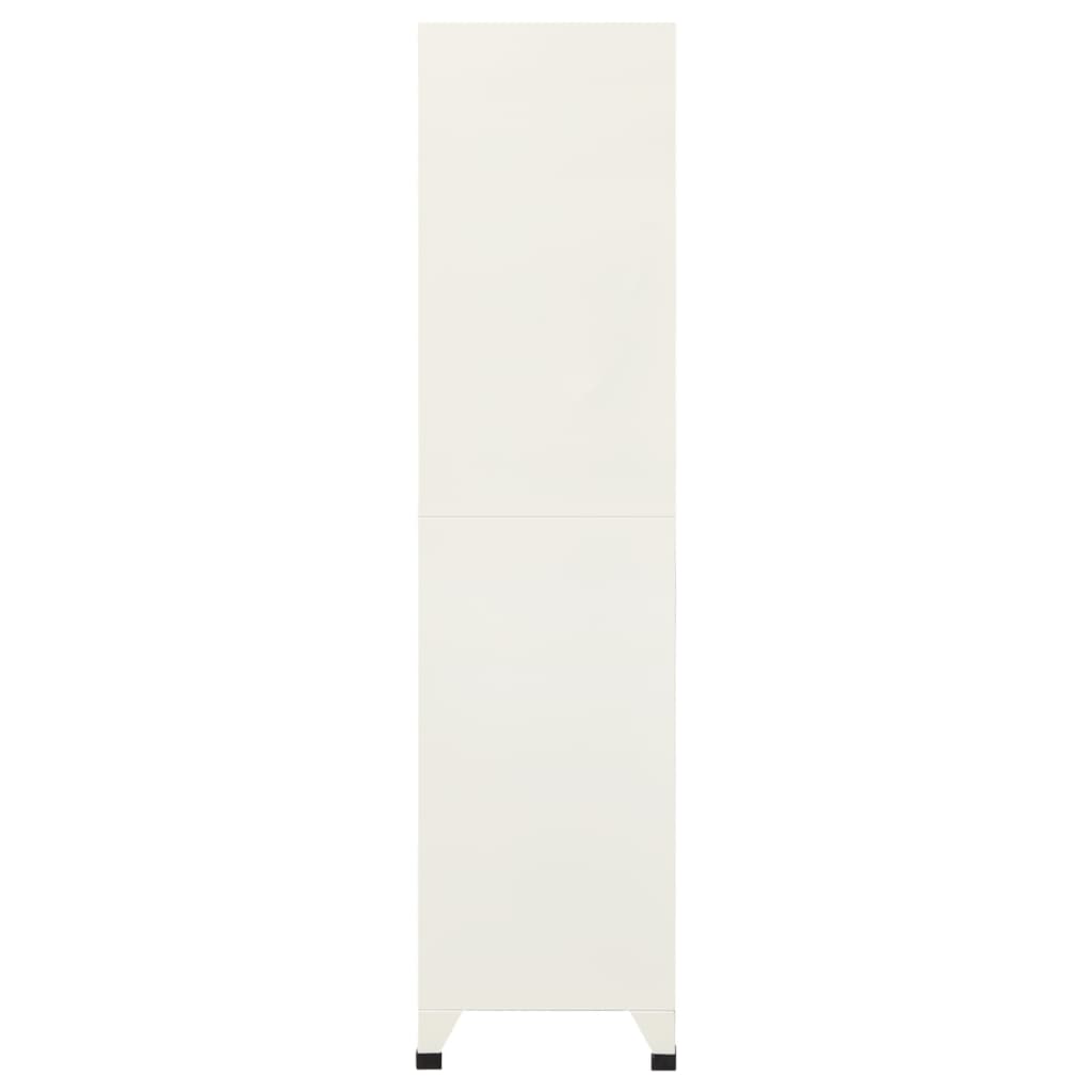 Lockerkast 90x45x180 cm staal grijs en blauw Grijs en blauw