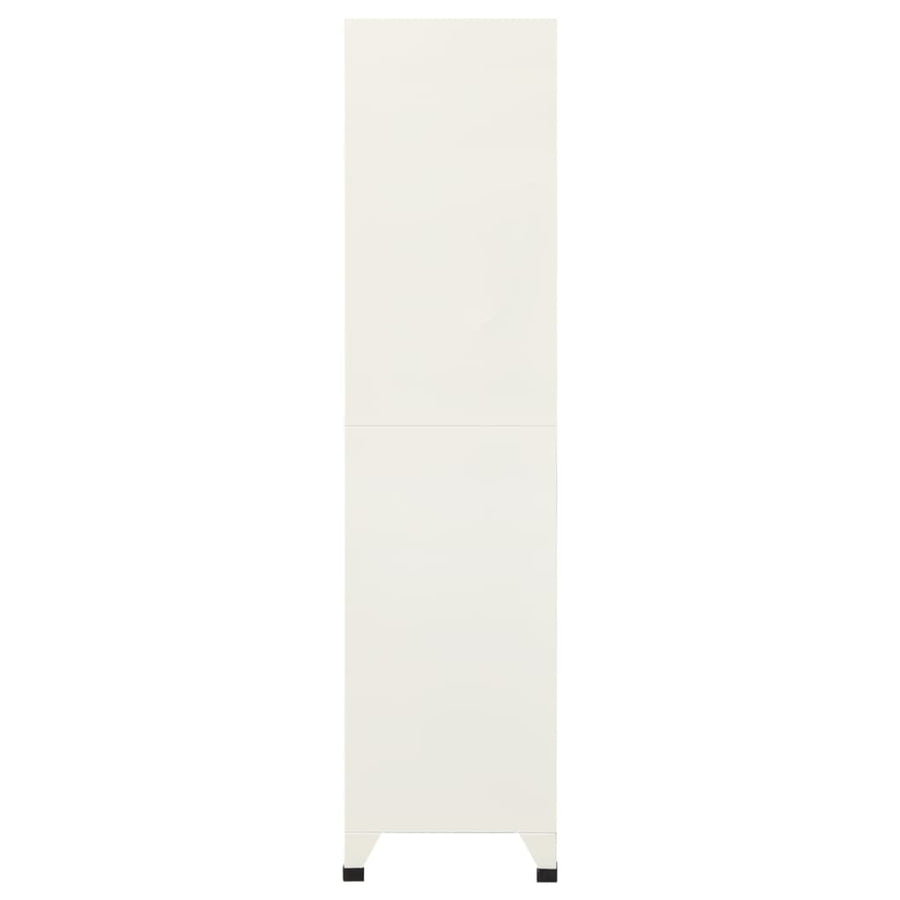 Lockerkast 90x45x180 cm staal grijs en blauw Grijs en blauw