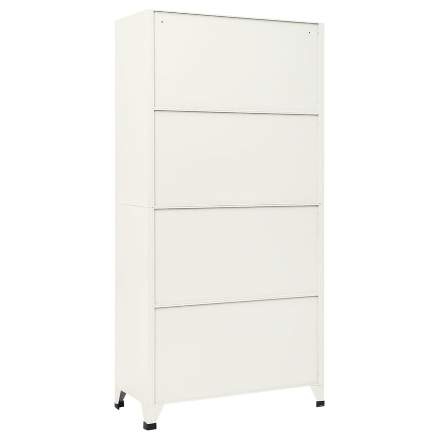 Lockerkast 90x45x180 cm staal grijs en blauw Grijs en blauw
