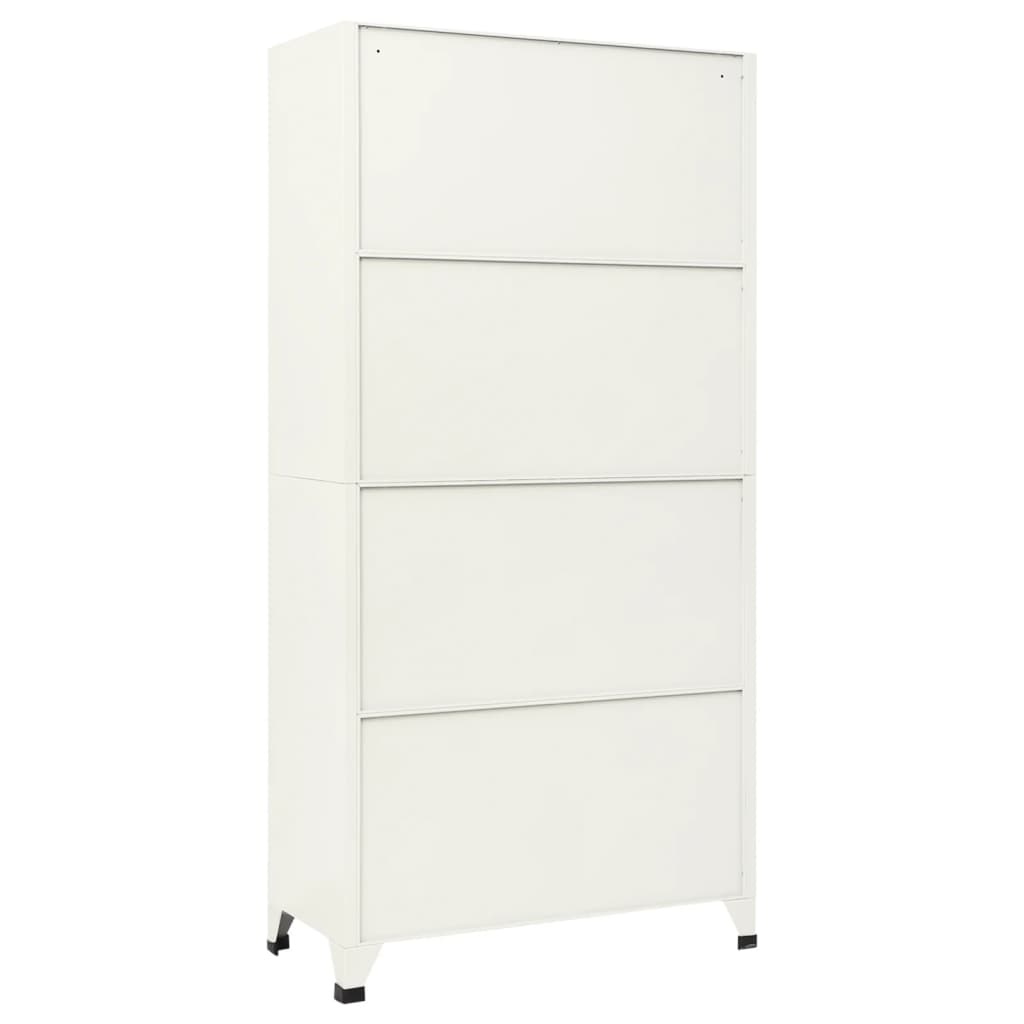 Lockerkast 90X45X180 Cm Staal Grijs En Blauw Met 12 lockers