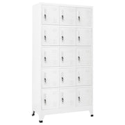 Lockerkast 90x40x180 cm staal lichtgrijs