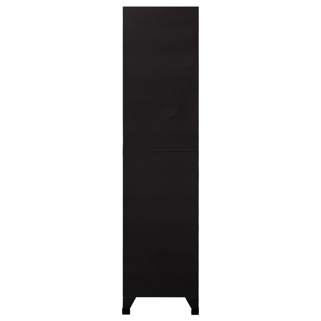 Lockerkast 90X40X180 Cm Staal Zwart 1