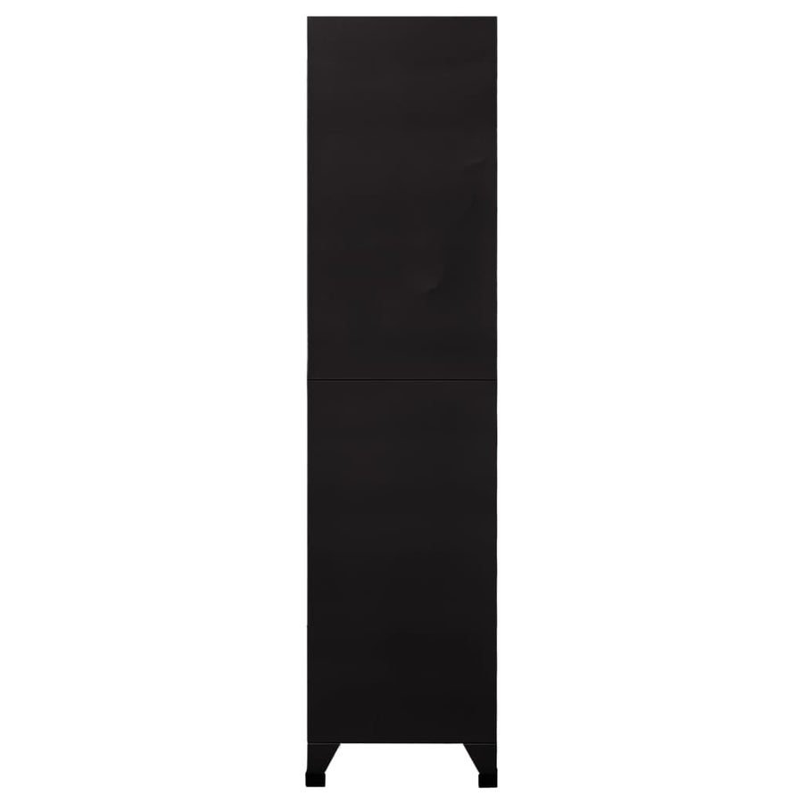 Lockerkast 90X40X180 Cm Staal Zwart 1