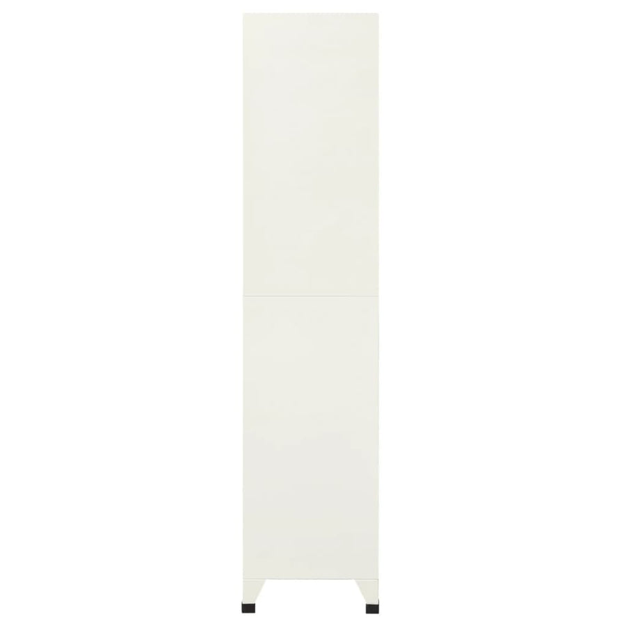 Lockerkast 90x40x180 cm staal grijs en blauw Grijs en blauw