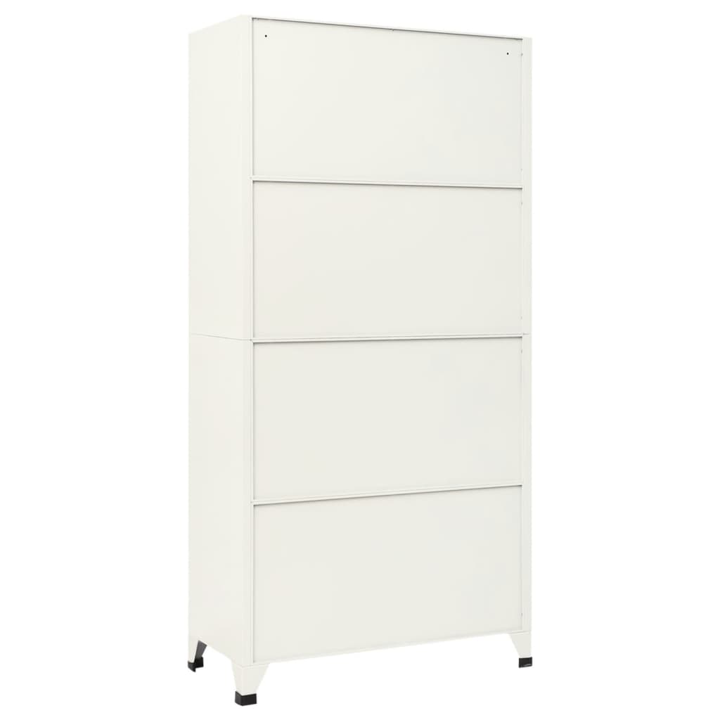 Lockerkast 90x40x180 cm staal grijs en blauw Grijs en blauw