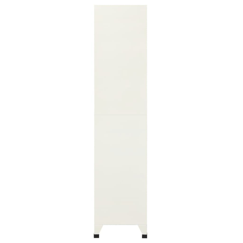 Lockerkast 90X40X180 Cm Staal Grijs En Blauw 1