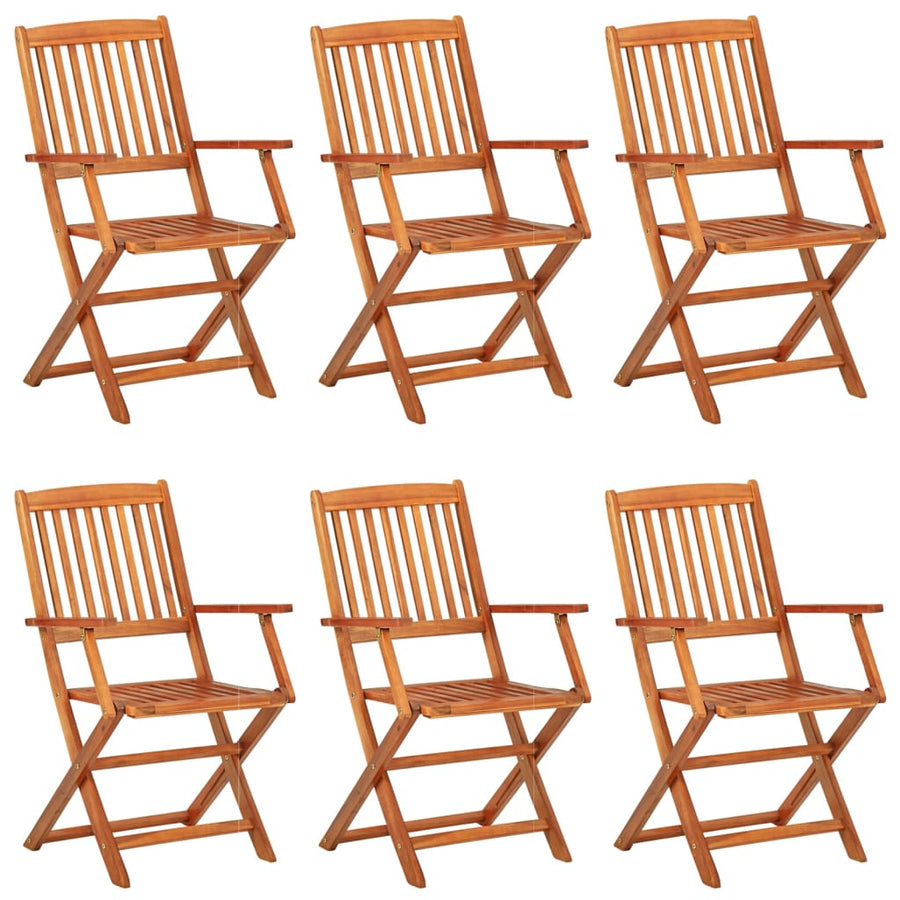 7-delige Tuinset 180x90x75 cm massief acaciahout