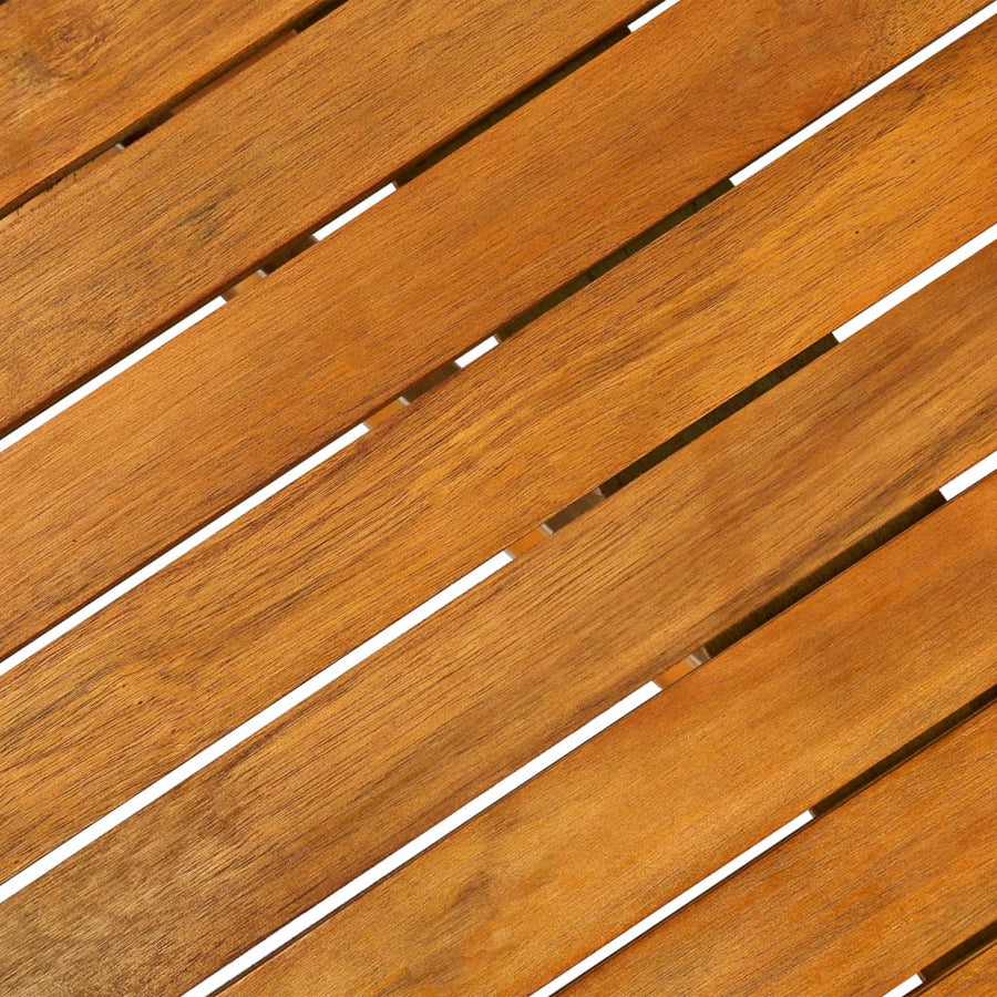 11-Delige Tuinset Massief Acaciahout 280 cm tafellengte Met armleuning