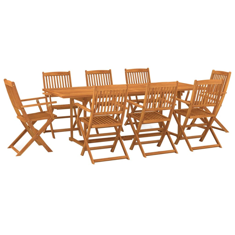 9-Delige Tuinset 220X90X75 Cm Massief Acaciahout 8